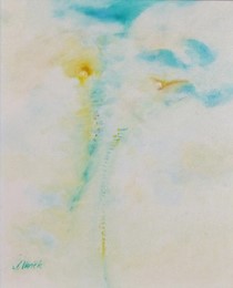 Cesty k andělům, olej - plátno 30x25